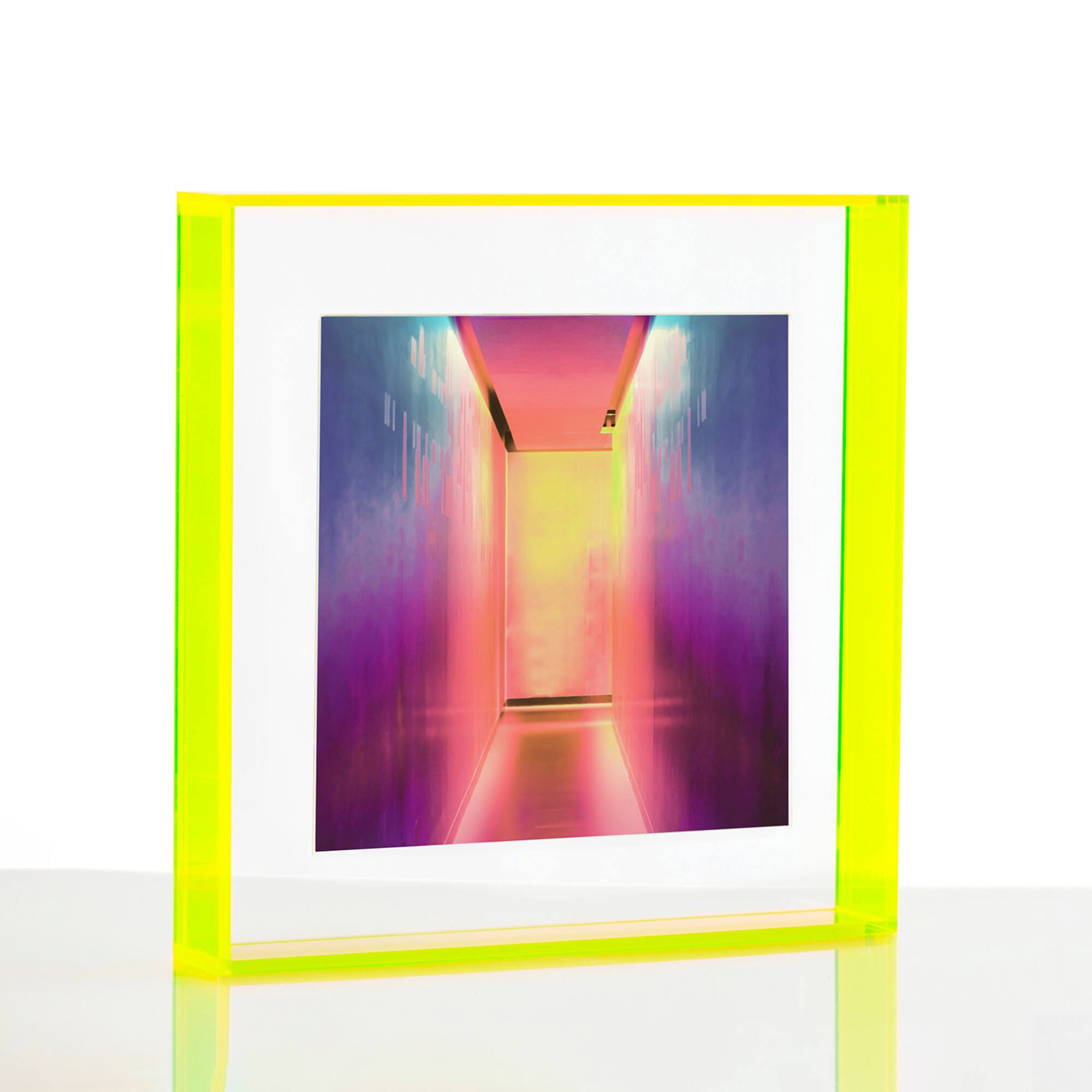 Wexel Art Neon Float Frame with Magnetic Photo Holder